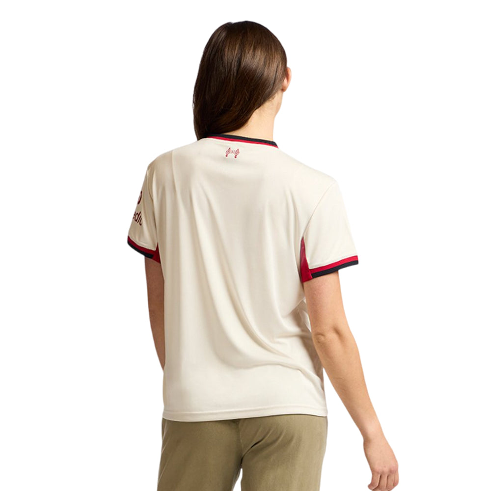 LFC เสื้อแข่งผู้หญิงทีมลิเวอร์พูล ชุดเยือน เกรด Supporter ฤดูกาล 2025/26