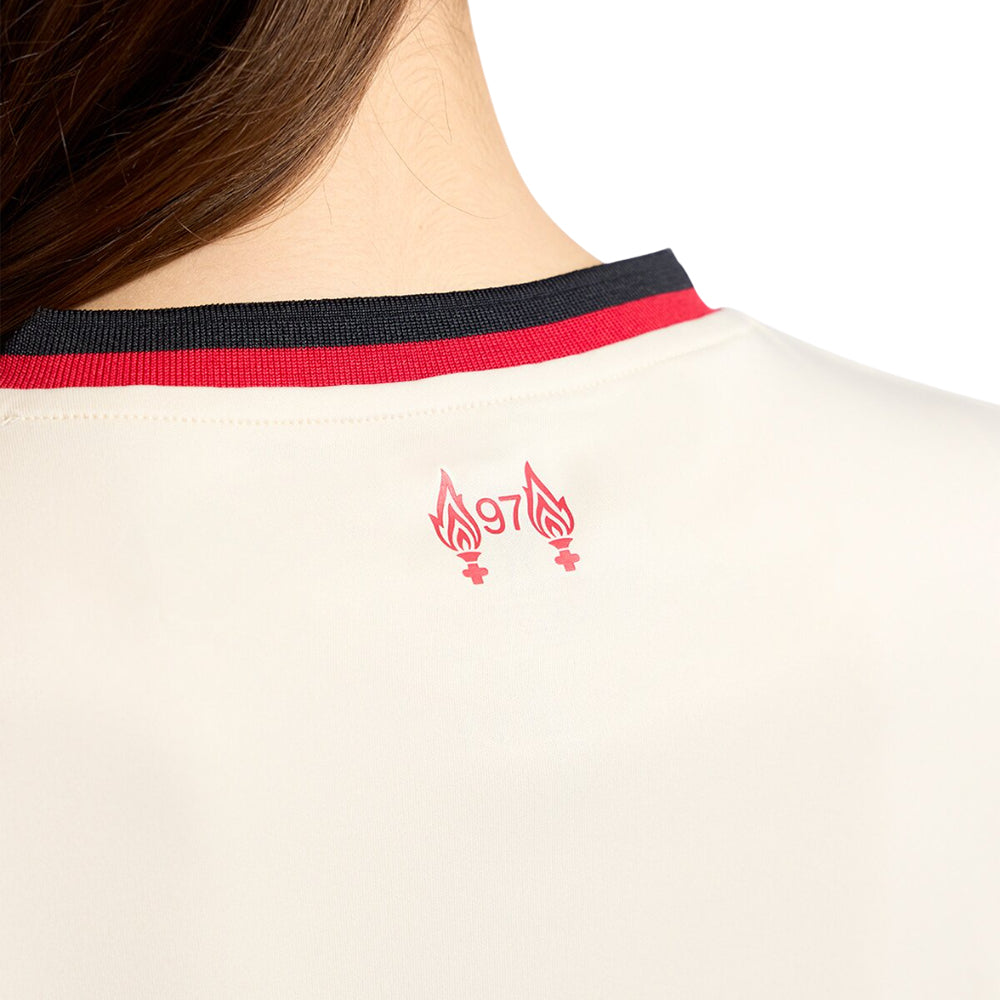 LFC เสื้อแข่งผู้หญิงทีมลิเวอร์พูล ชุดเยือน เกรด Supporter ฤดูกาล 2025/26