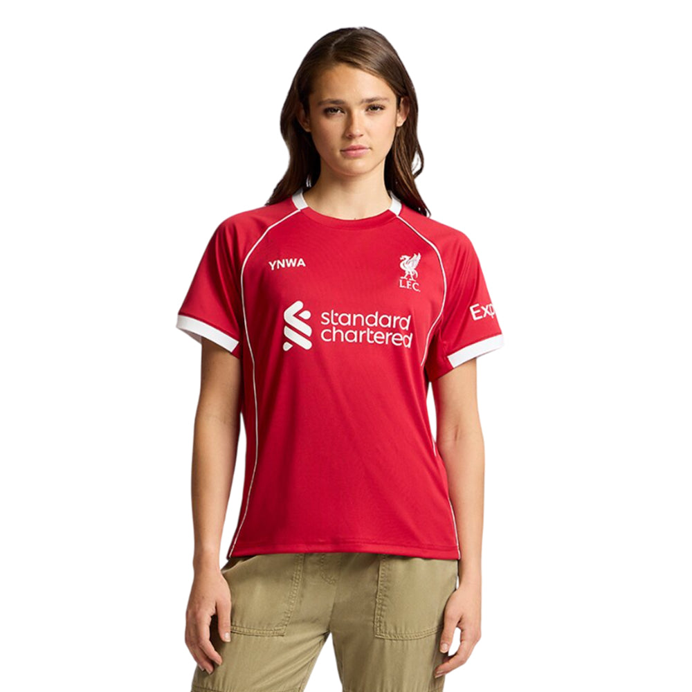 LFC เสื้อแข่งผู้หญิงทีมลิเวอร์พูล ชุดเหย้า เกรด Supporter ฤดูกาล 2025/26