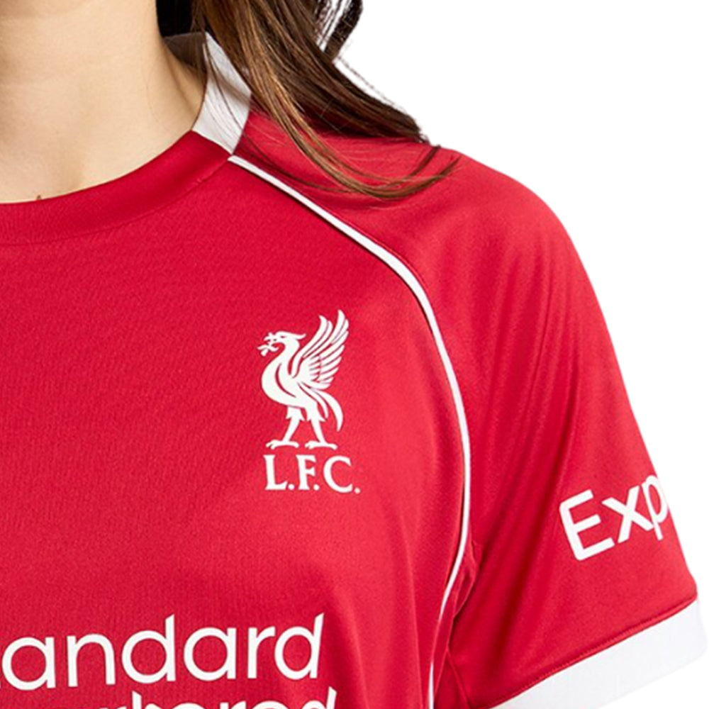 LFC เสื้อแข่งผู้หญิงทีมลิเวอร์พูล ชุดเหย้า เกรด Supporter ฤดูกาล 2025/26