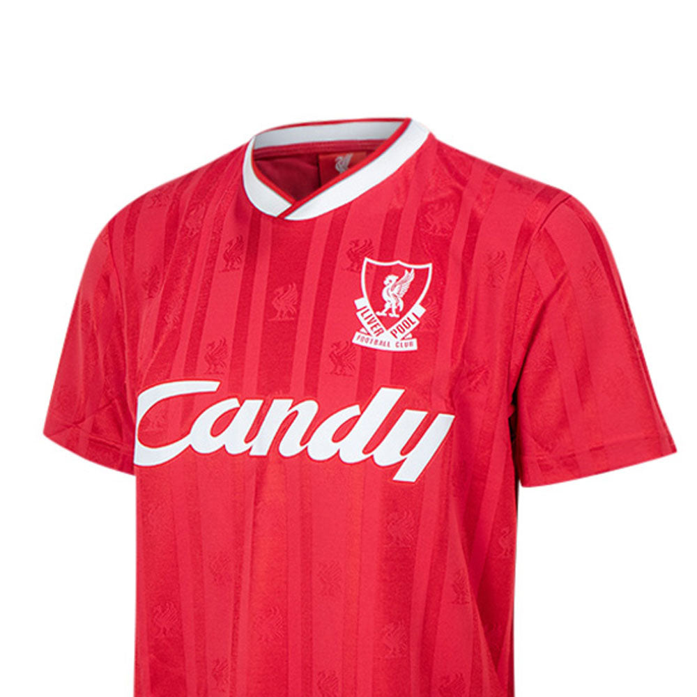 LFC เสื้อแข่งย้อนยุคผู้ชายทีมลิเวอร์พูล ชุดเหย้า ฤดูกาล 1987/89