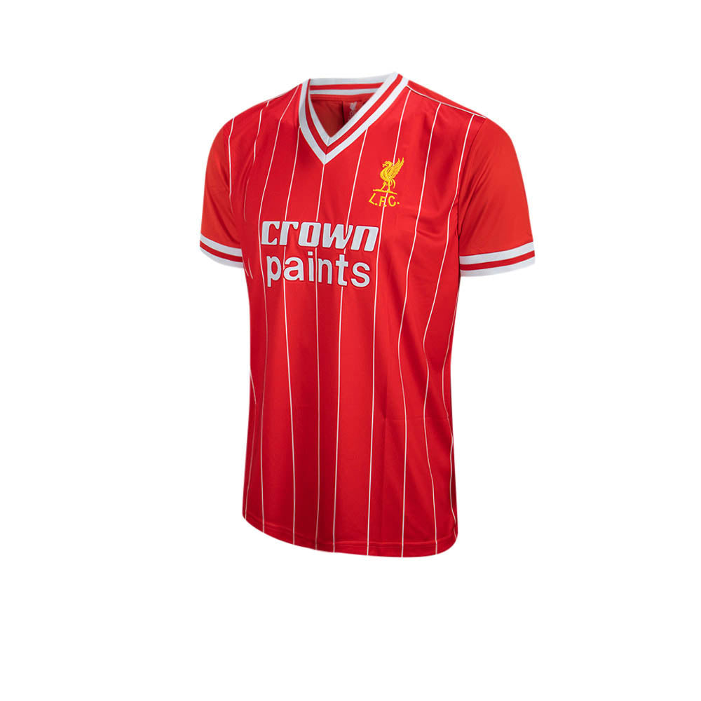 LFC เสื้อแข่งย้อนยุคผู้ชายทีมลิเวอร์พูล ชุดเหย้า ฤดูกาล 1982