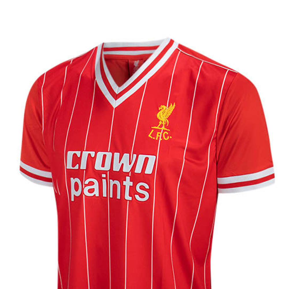 LFC เสื้อแข่งย้อนยุคผู้ชายทีมลิเวอร์พูล ชุดเหย้า ฤดูกาล 1982