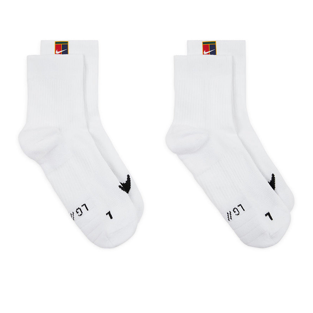 NIKE Court Multiplier Max Ankle Unisex Tennis Socks (2 Pairs)