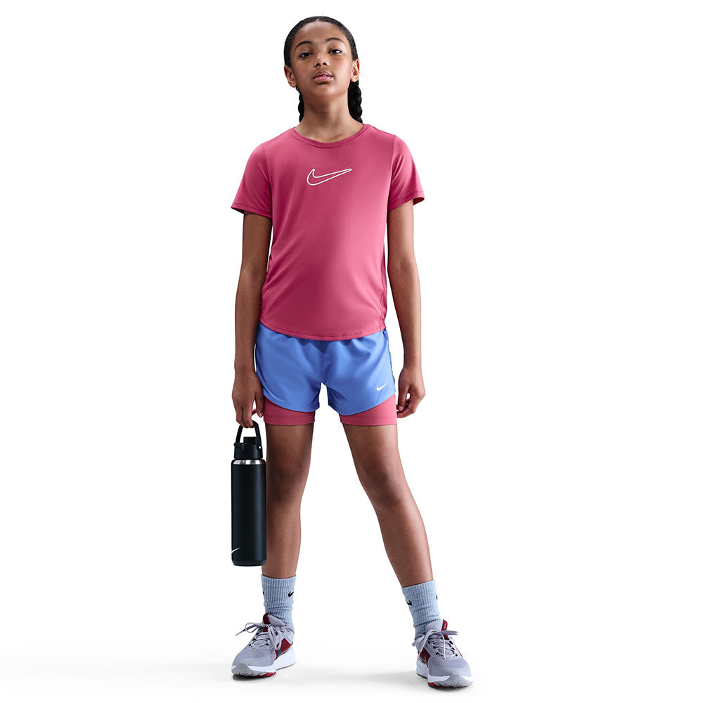 NIKE One Fitted เสื้อยืดเด็กผู้หญิง
