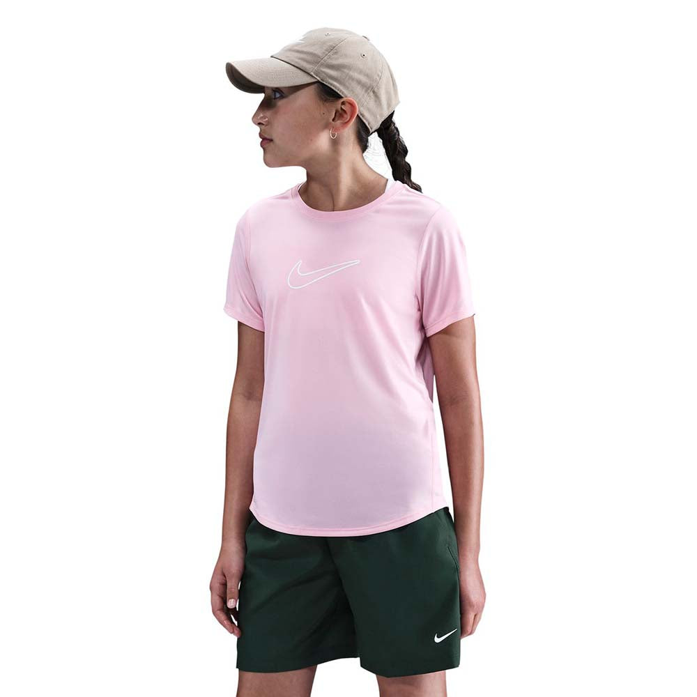 NIKE One Fitted เสื้อยืดเด็กผู้หญิง