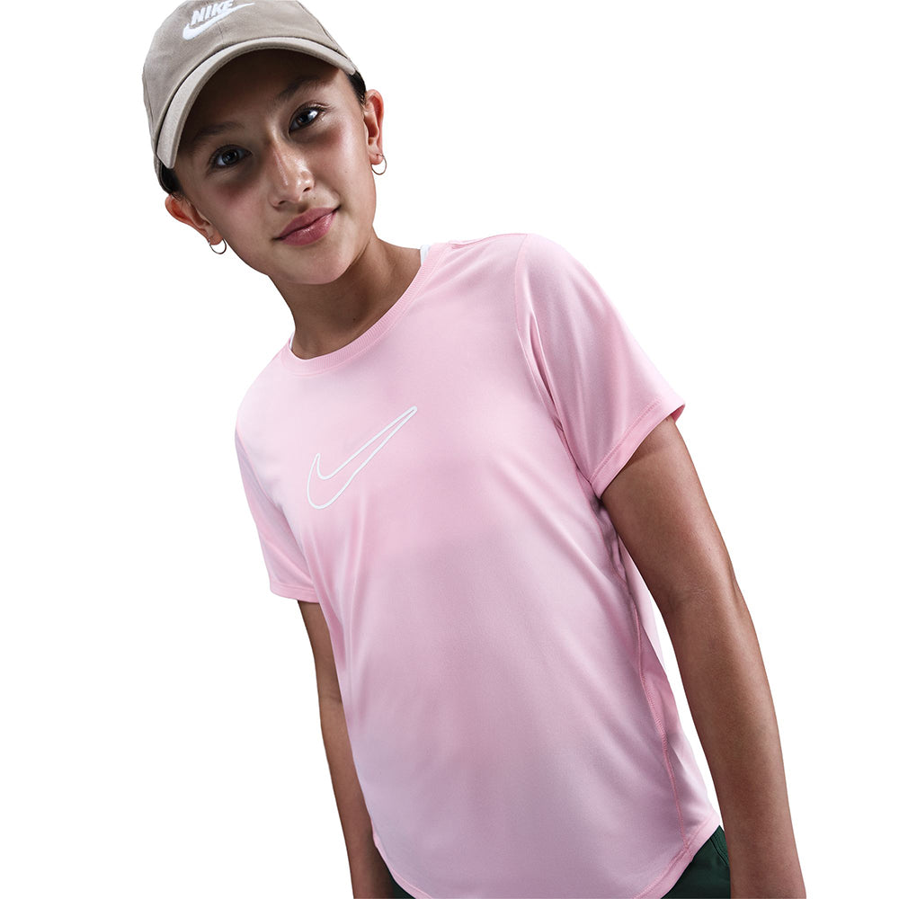 NIKE One Fitted เสื้อยืดเด็กผู้หญิง