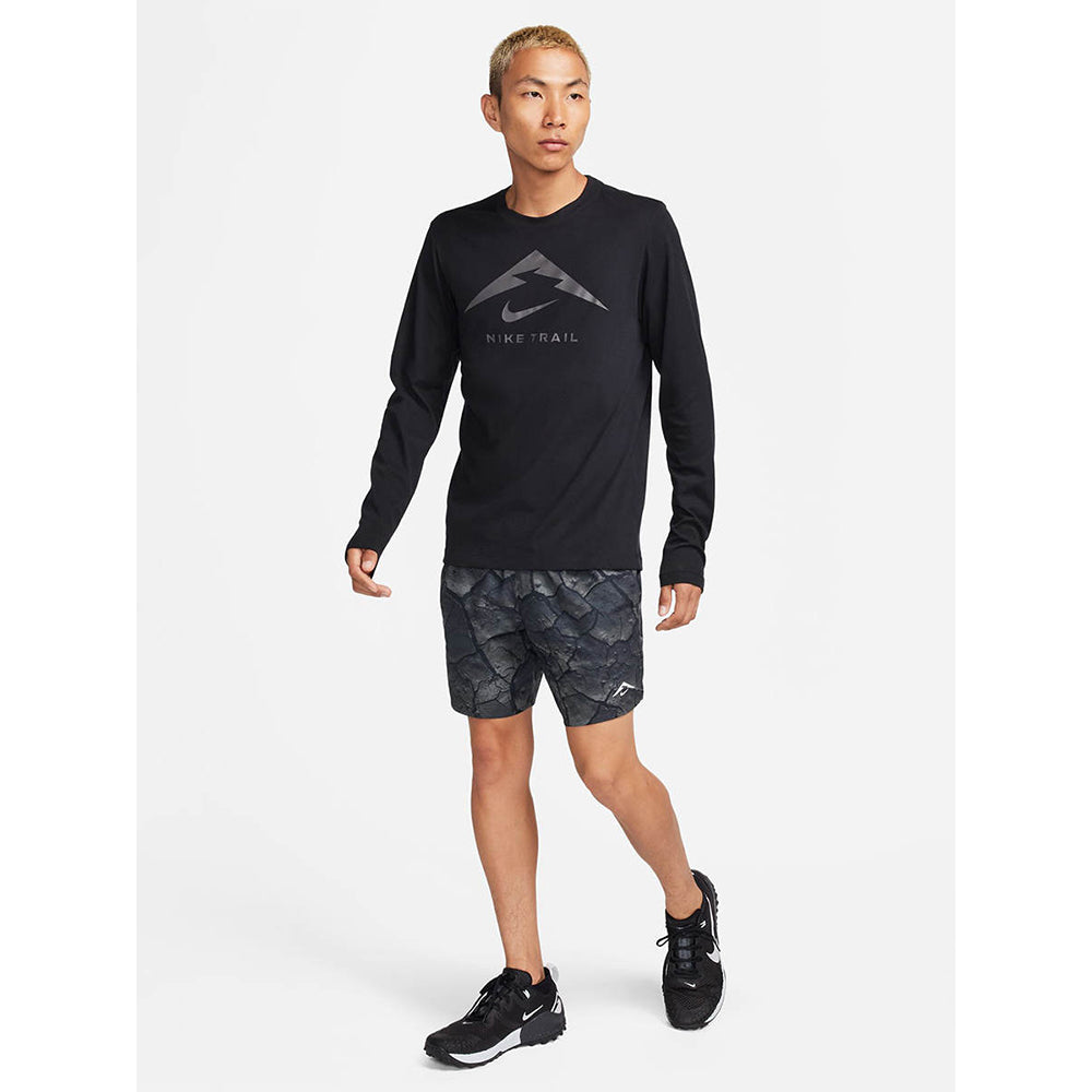 NIKE Dri-FIT Long Sleeve Men's Trail Running T-Shirt - Supersports Thailand Supersports Thailand