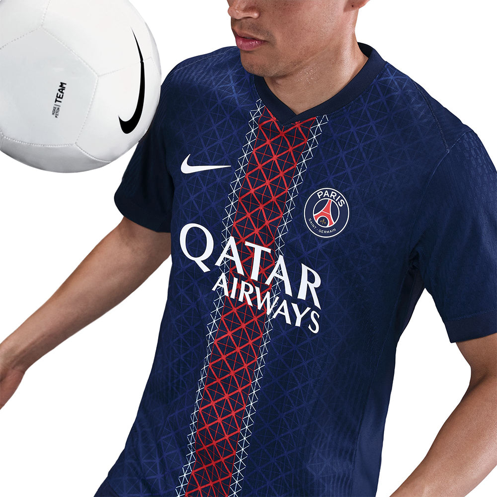 NIKE เสื้อแข่งผู้ชายทีมปารีส แซ็ง-แฌร์แม็ง ชุดเหย้า เกรด Match ฤดูกาล 2025/26