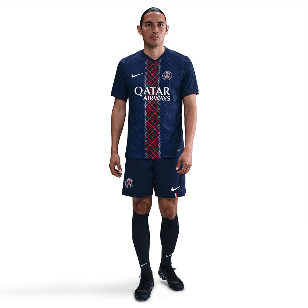 NIKE เสื้อแข่งผู้ชายทีมปารีส แซ็ง-แฌร์แม็ง ชุดเหย้า เกรด Match ฤดูกาล 2025/26