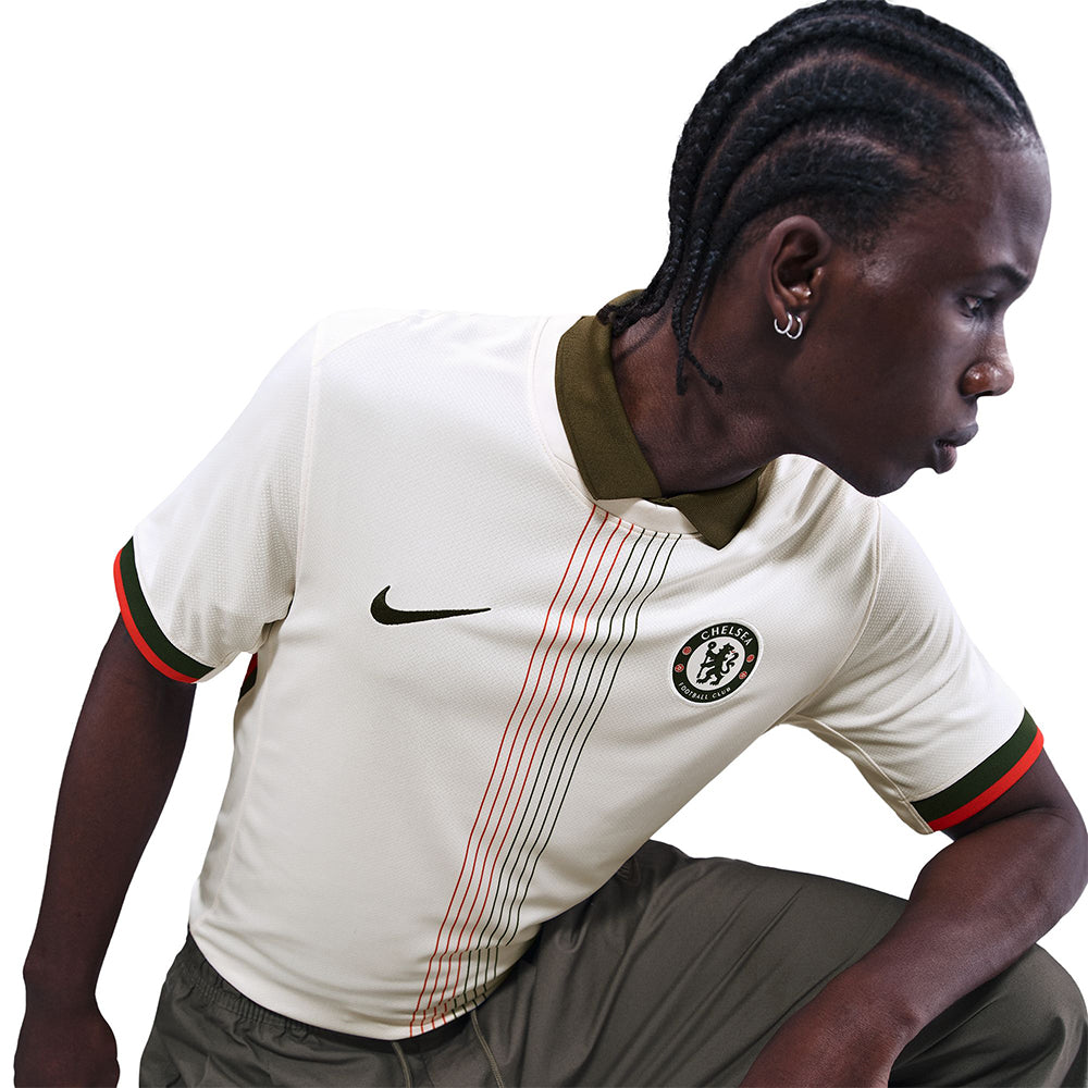 NIKE เสื้อแข่งผู้ชายทีมเชลซี ชุดเยือน เกรด Stadium ฤดูกาล 2025/26