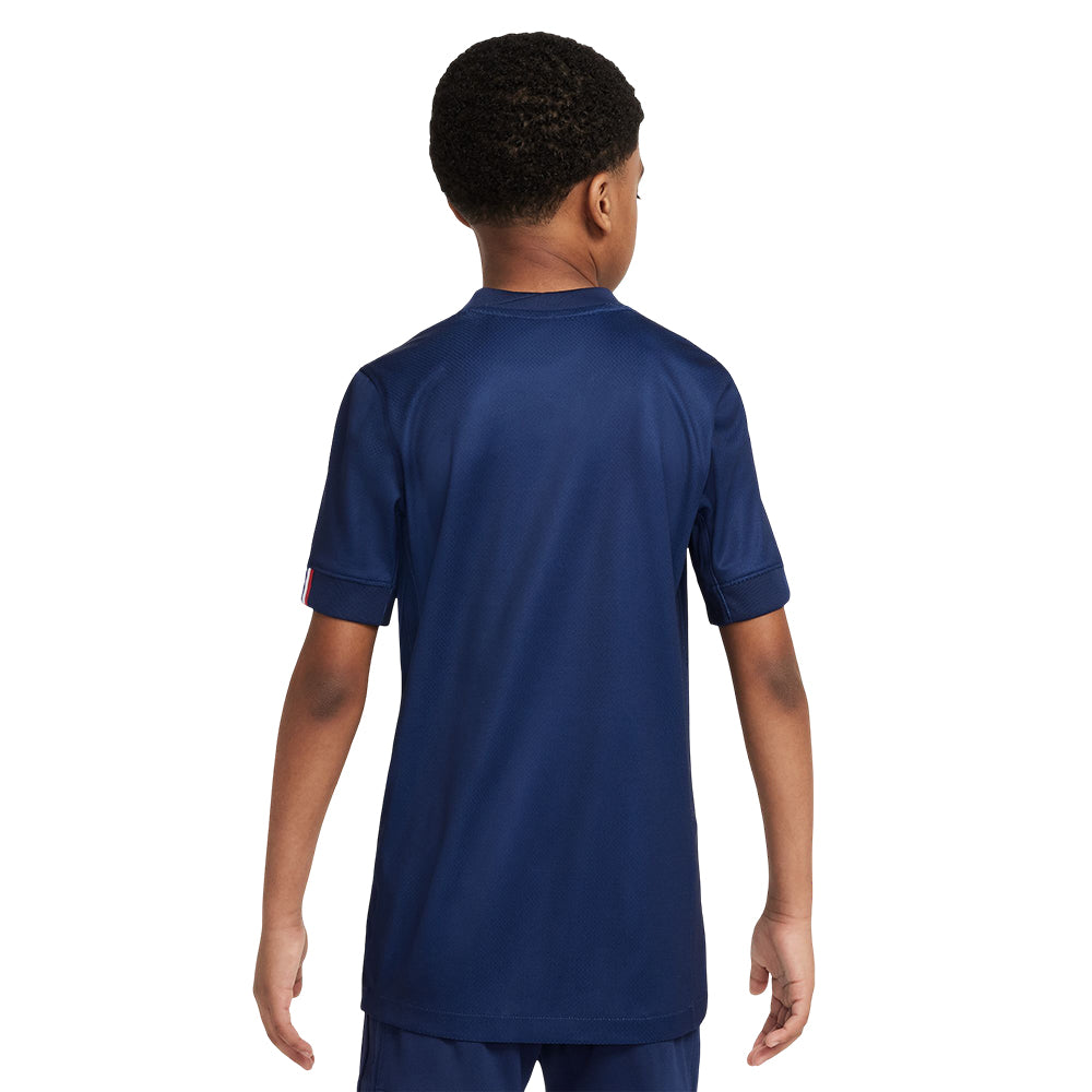 NIKE เสื้อแข่งเด็กทีมปารีส แซ็ง-แฌร์แม็ง ชุดเหย้า เกรด Stadium ฤดูกาล 2025/26