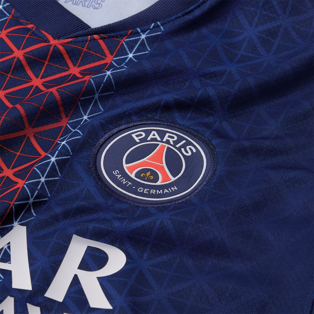 NIKE เสื้อแข่งเด็กทีมปารีส แซ็ง-แฌร์แม็ง ชุดเหย้า เกรด Stadium ฤดูกาล 2025/26