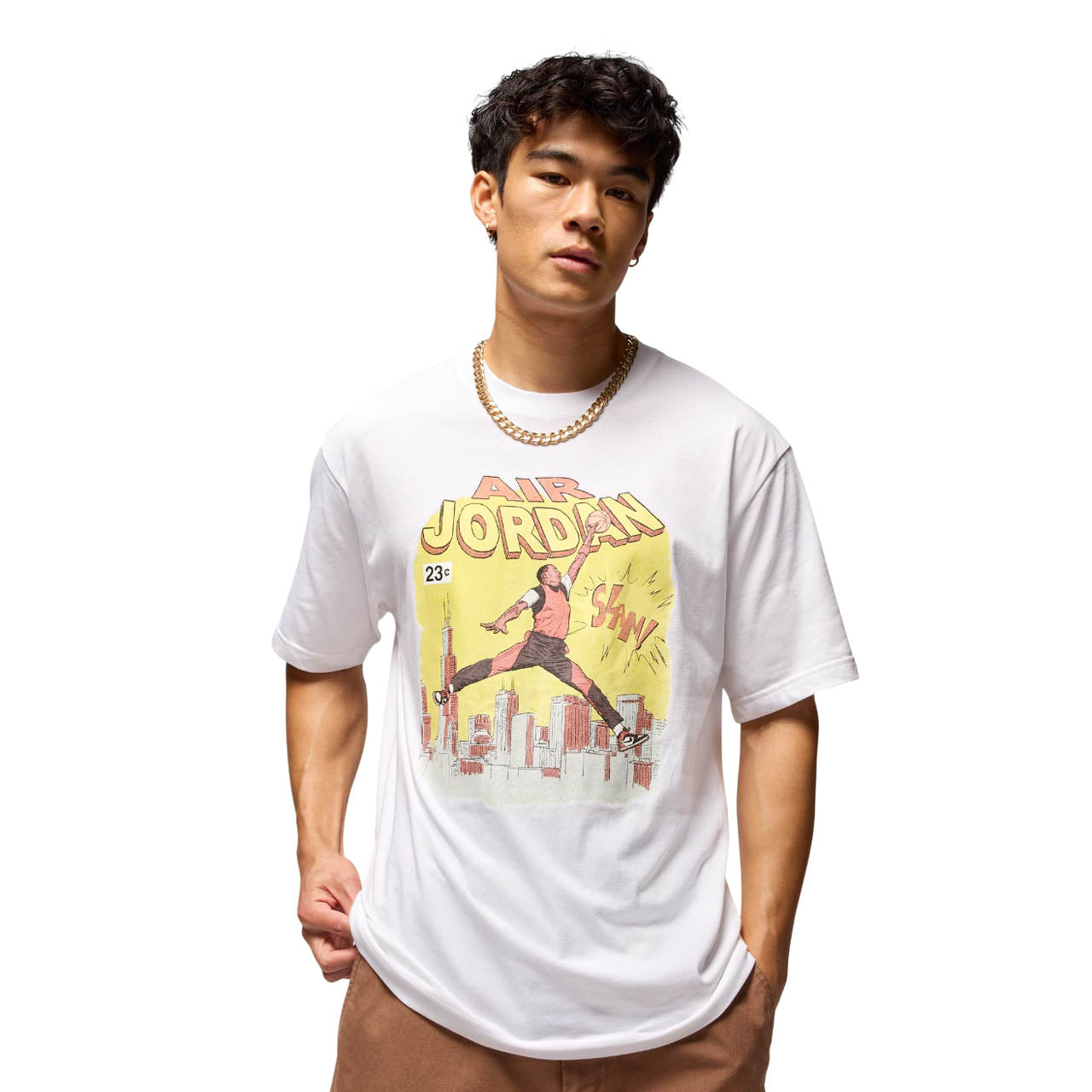 NIKE Jordan เสื้อยืดบาสเกตบอลผู้ชาย