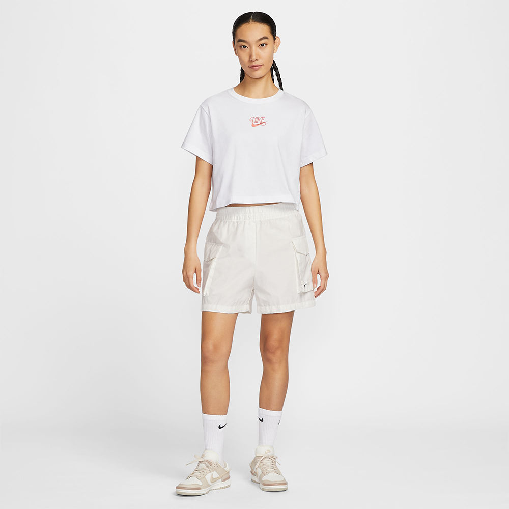 NIKE Sportswear Short-Sleeve Cropped Women's T-Shirt - Supersports Thailand Supersports Thailand