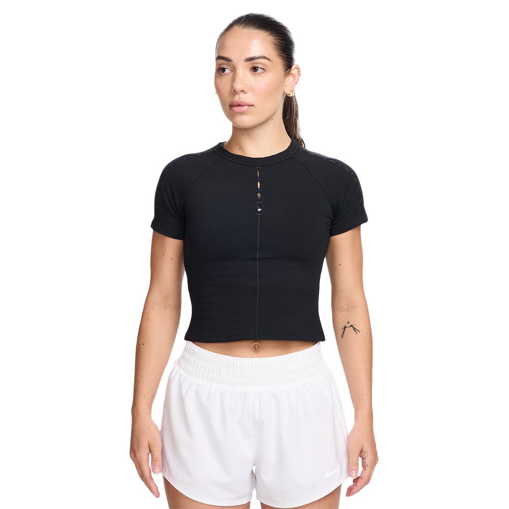 NIKE Dri-FIT One Fitted Cropped Women's Training T-Shirt
