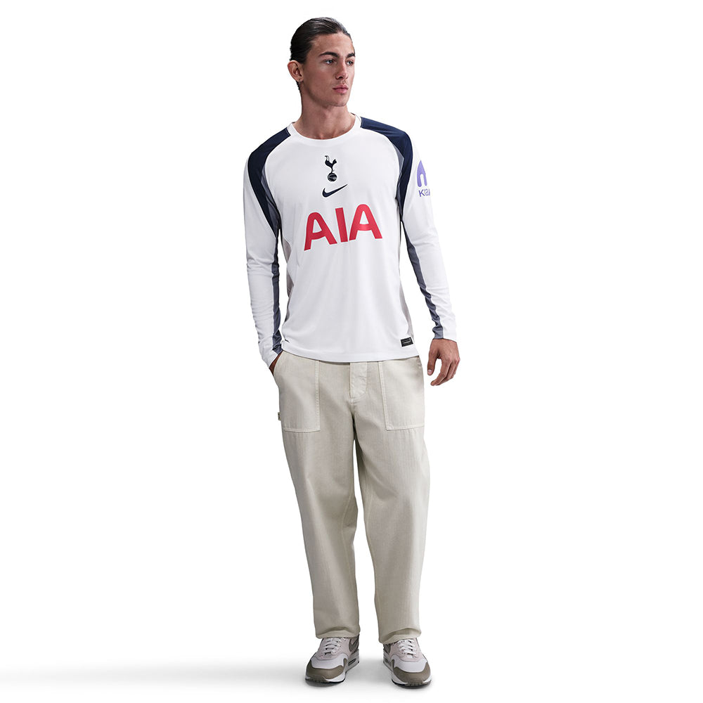 NIKE Men's Tottenham Hotspur Home Stadium 2025/26 Long Sleeve Jersey