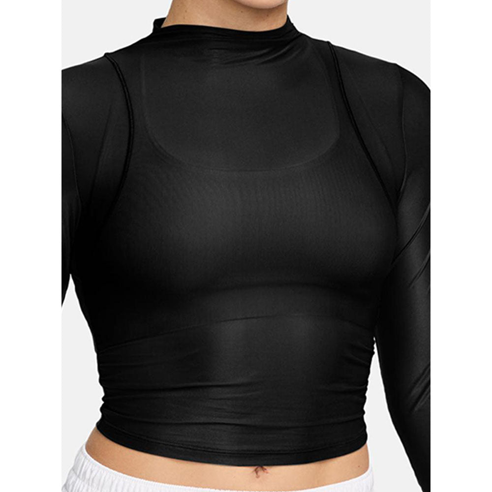 NIKE Zenvy Dri-FIT Long-Sleeve เสื้อออกกำลังกายผู้หญิง