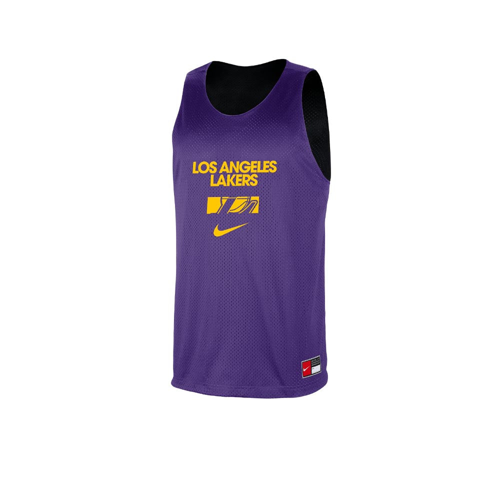 NIKE Los Angeles Lakers Courtside เสื้อกล้ามบาสเกตบอลผู้ชาย