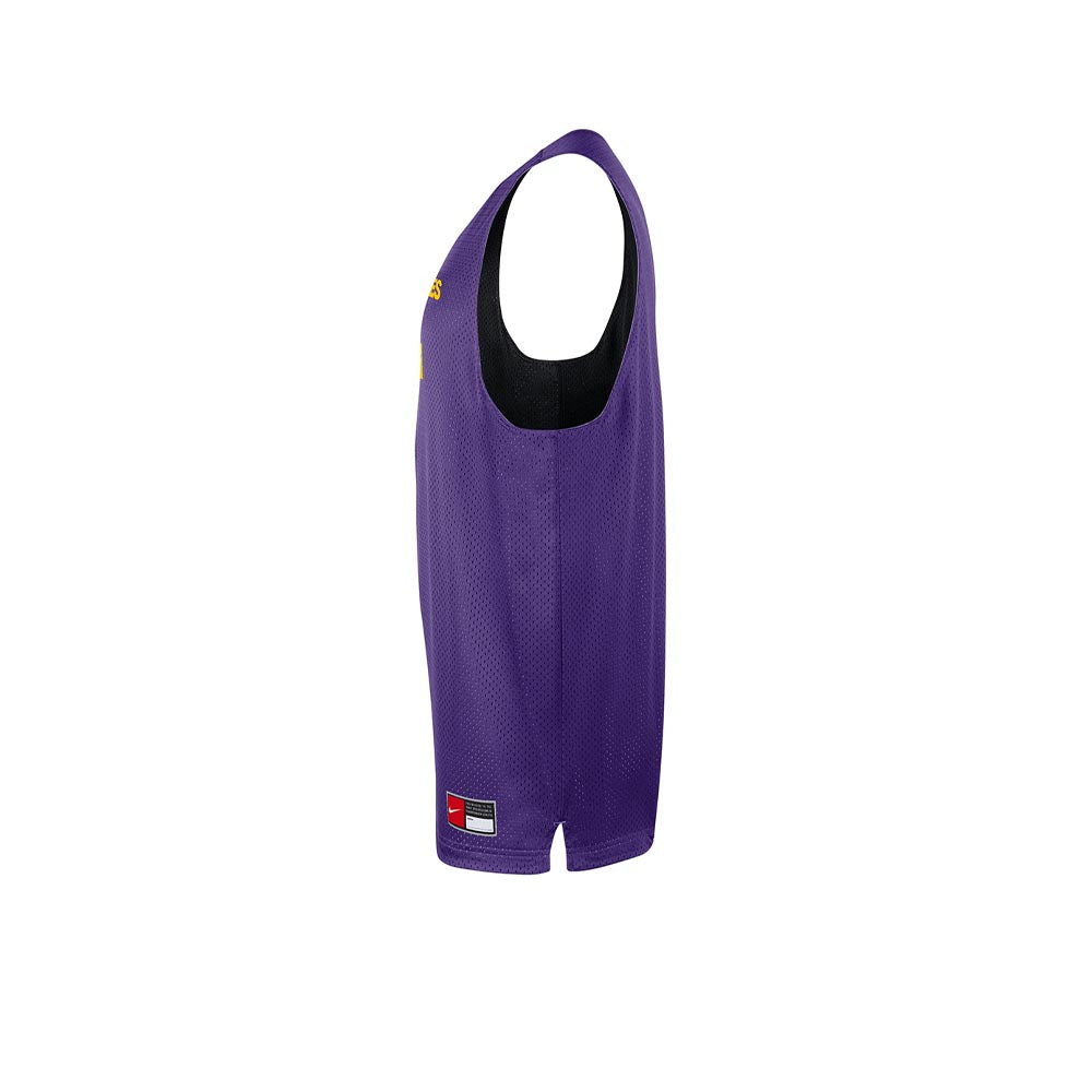 NIKE Los Angeles Lakers Courtside เสื้อกล้ามบาสเกตบอลผู้ชาย
