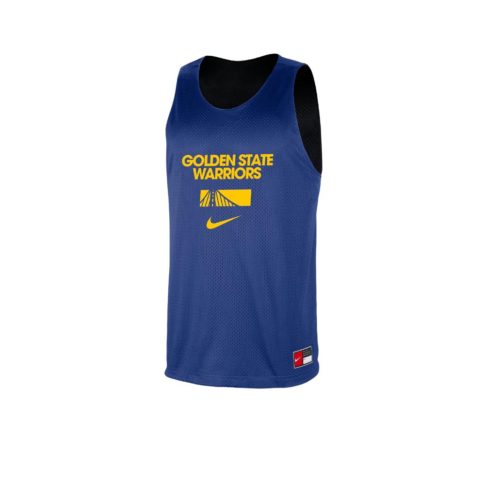 NIKE Golden State Warriors Courtside เสื้อกล้ามบาสเกตบอลผู้ชาย