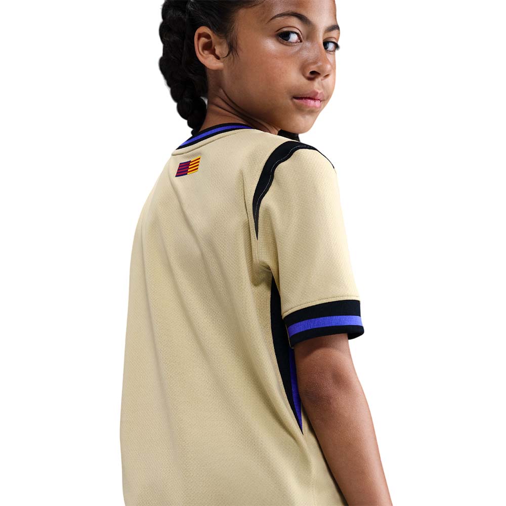 NIKE เสื้อแข่งเด็กทีมบาร์เซโลนา ชุดเยือน เกรด Stadium ฤดูกาล 2025/26