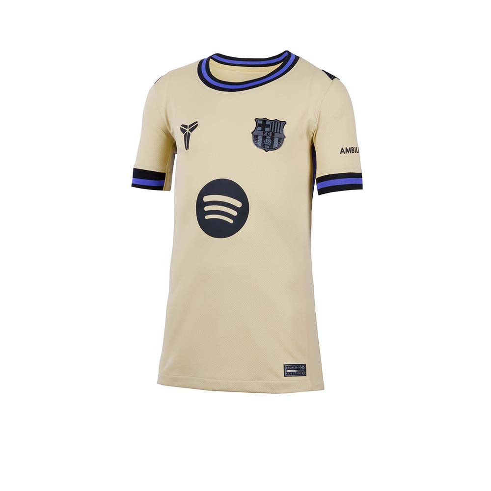 NIKE เสื้อแข่งเด็กทีมบาร์เซโลนา ชุดเยือน เกรด Stadium ฤดูกาล 2025/26