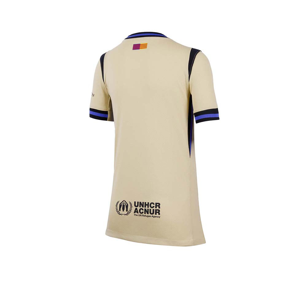 NIKE เสื้อแข่งเด็กทีมบาร์เซโลนา ชุดเยือน เกรด Stadium ฤดูกาล 2025/26
