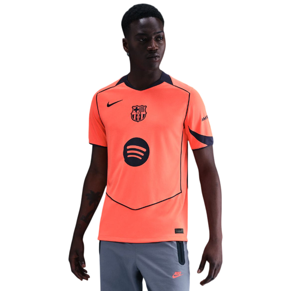 NIKE เสื้อแข่งผู้ชายทีมบาร์เซโลน่า ชุดที่สาม เกรด Stadium ฤดูกาล 2025/26