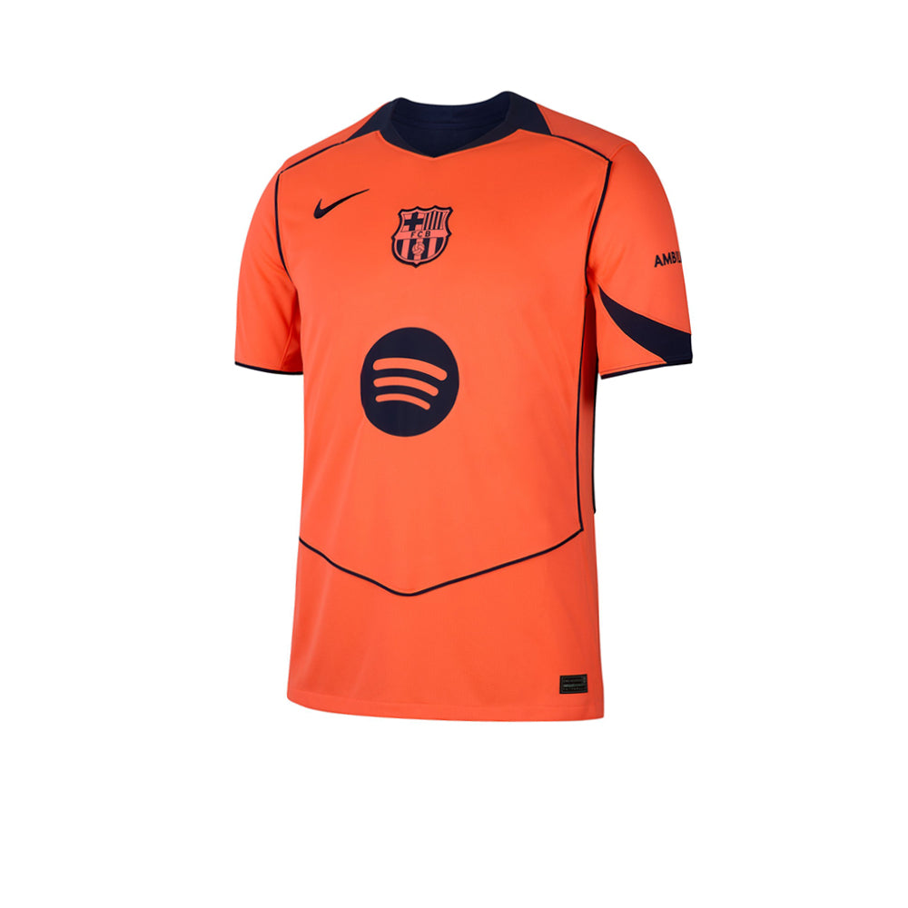 NIKE เสื้อแข่งผู้ชายทีมบาร์เซโลน่า ชุดที่สาม เกรด Stadium ฤดูกาล 2025/26