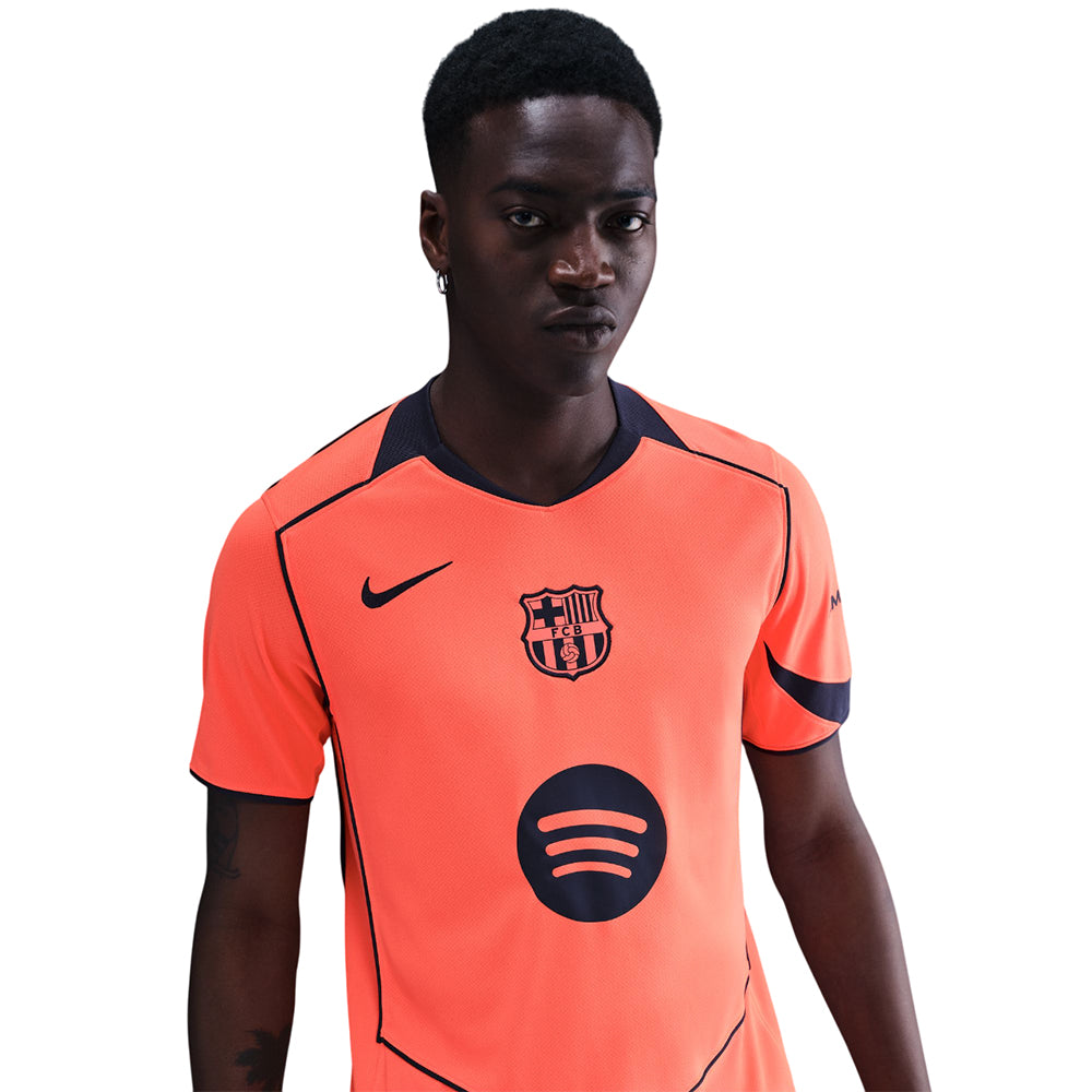 NIKE เสื้อแข่งผู้ชายทีมบาร์เซโลน่า ชุดที่สาม เกรด Stadium ฤดูกาล 2025/26