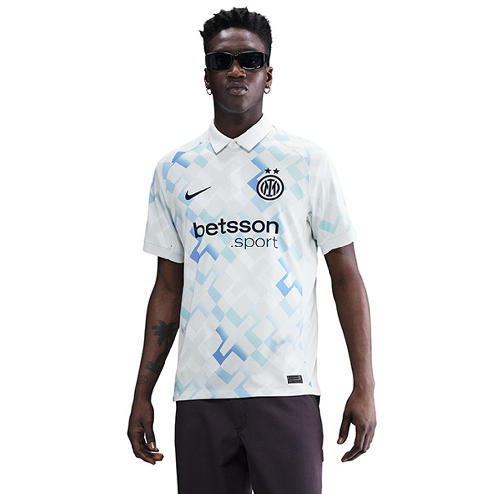 NIKE เสื้อแข่งผู้ชายทีมอินเตอร์ มิลาน ชุดเยือน เกรด Stadium ฤดูกาล 2025/26