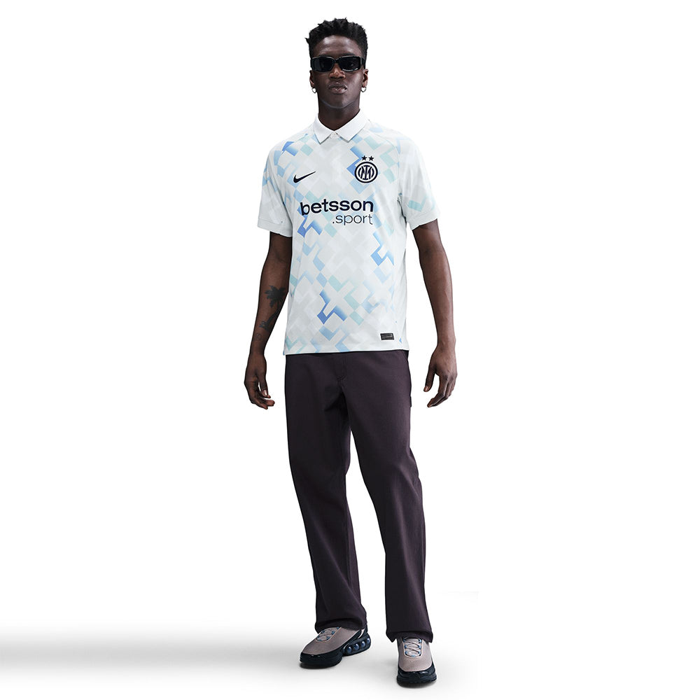 NIKE เสื้อแข่งผู้ชายทีมอินเตอร์ มิลาน ชุดเยือน เกรด Stadium ฤดูกาล 2025/26