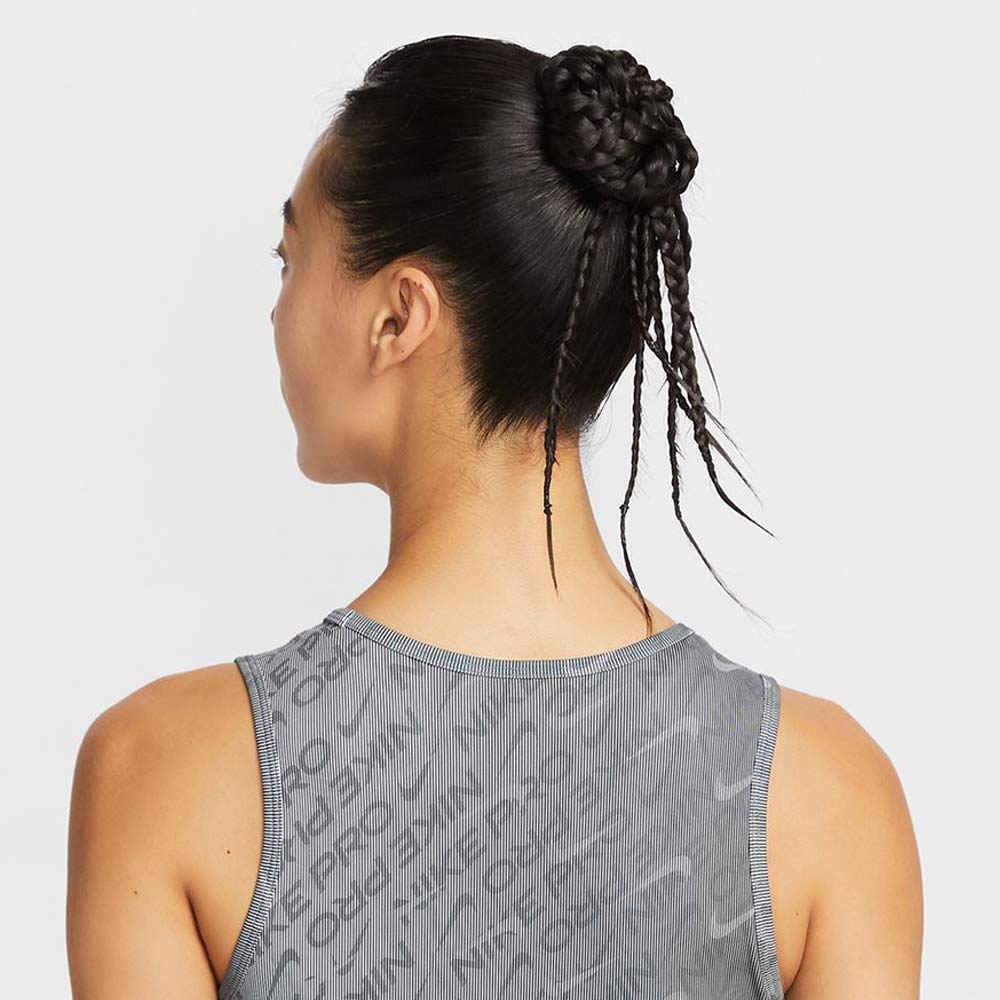 NIKE Dri-FIT Pro Cropped Printed เสื้อกล้ามออกกำลังกายผู้หญิง