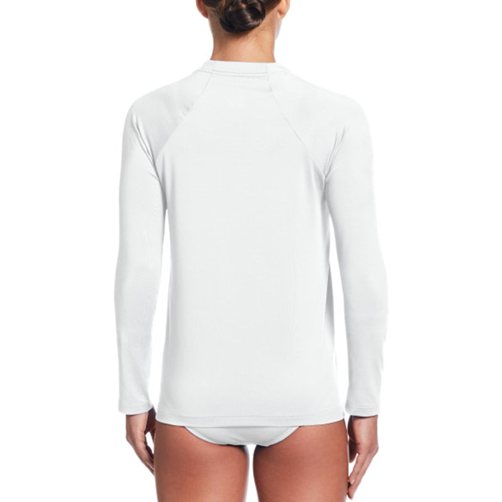 NIKE Essential Long Sleeve Hydroguard เสื้อรัชการ์ดผู้หญิง