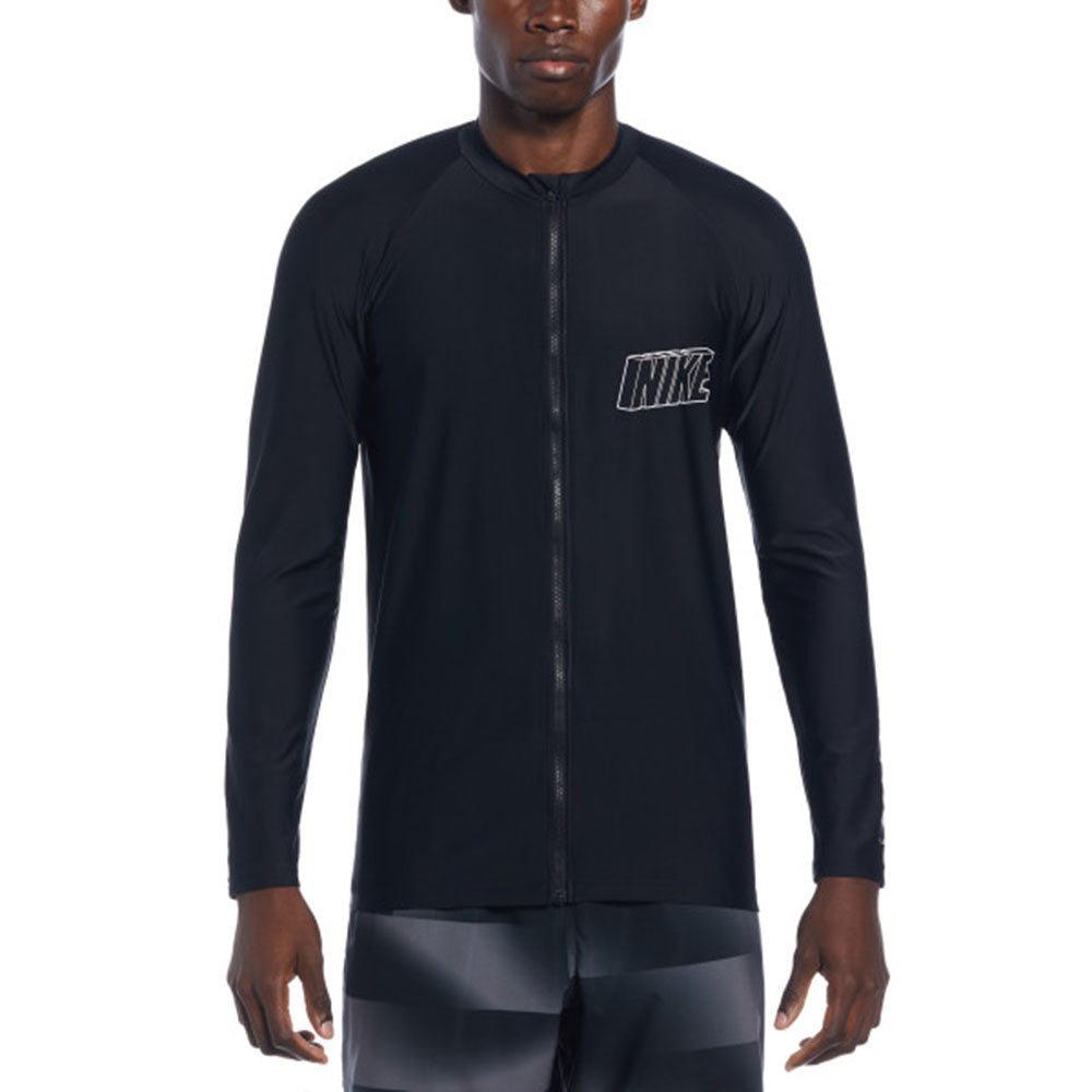 NIKE Essential Long-Sleeve Full-Zip เสื้อรัชการ์ดผู้ชาย