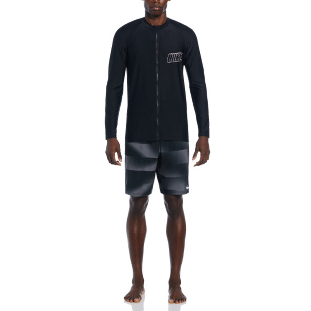 NIKE Essential Long-Sleeve Full-Zip เสื้อรัชการ์ดผู้ชาย