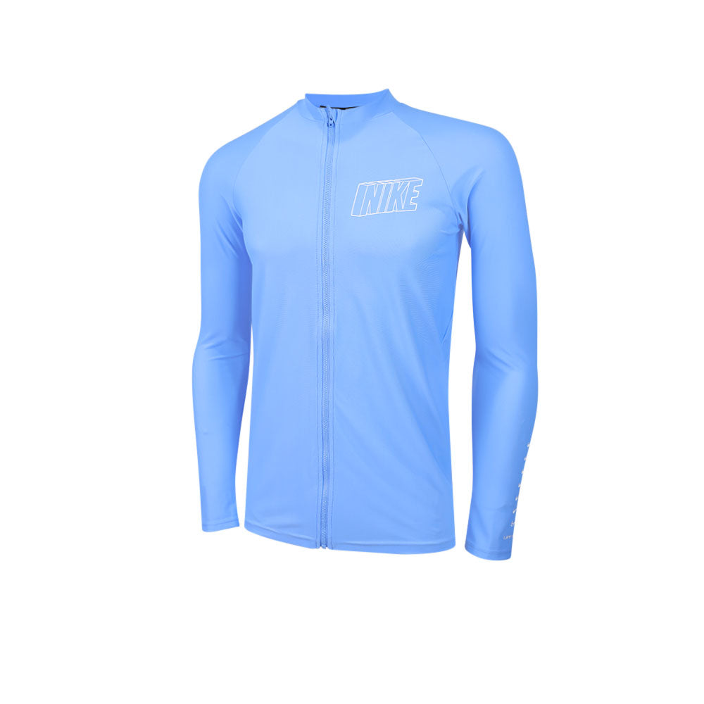 NIKE Essential Long-Sleeve Full-Zip เสื้อรัชการ์ดผู้ชาย