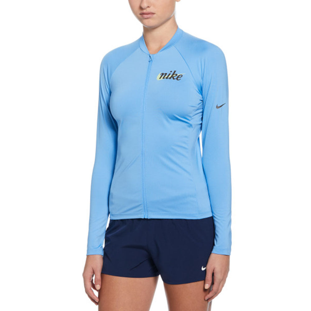 NIKE Essential Long-Sleeve Zip เสื้อรัชการ์ดผู้หญิง