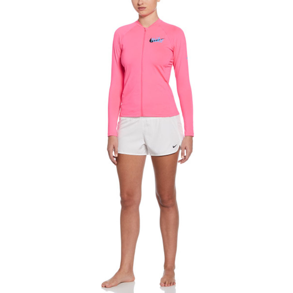 NIKE Essential Long-Sleeve Zip เสื้อรัชการ์ดผู้หญิง