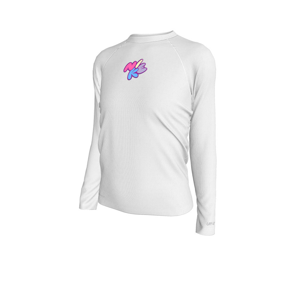 NIKE Long-Sleeve Hydroguard เสื้อรัชการ์ดเด็กผู้หญิง