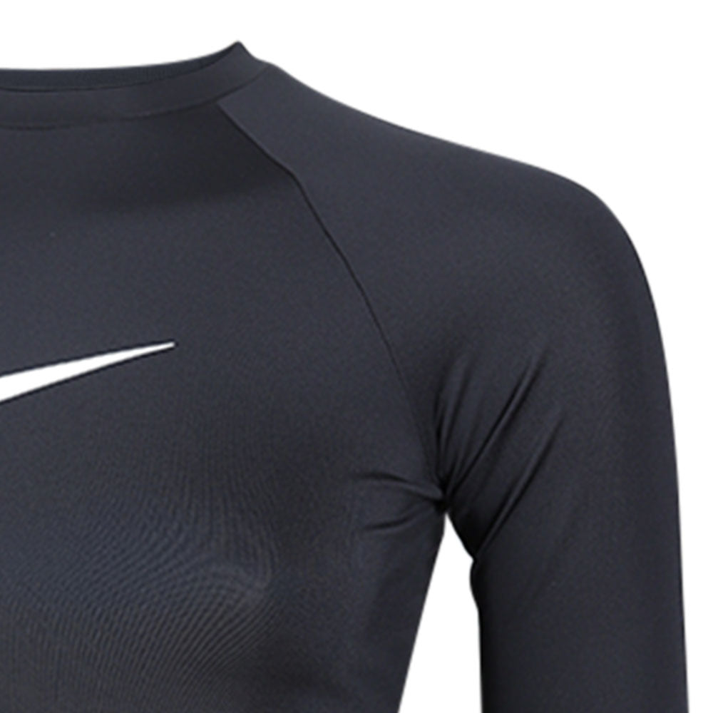 NIKE Short-Sleeve Hydroguard เสื้อรัชการ์ดเด็กผู้หญิง