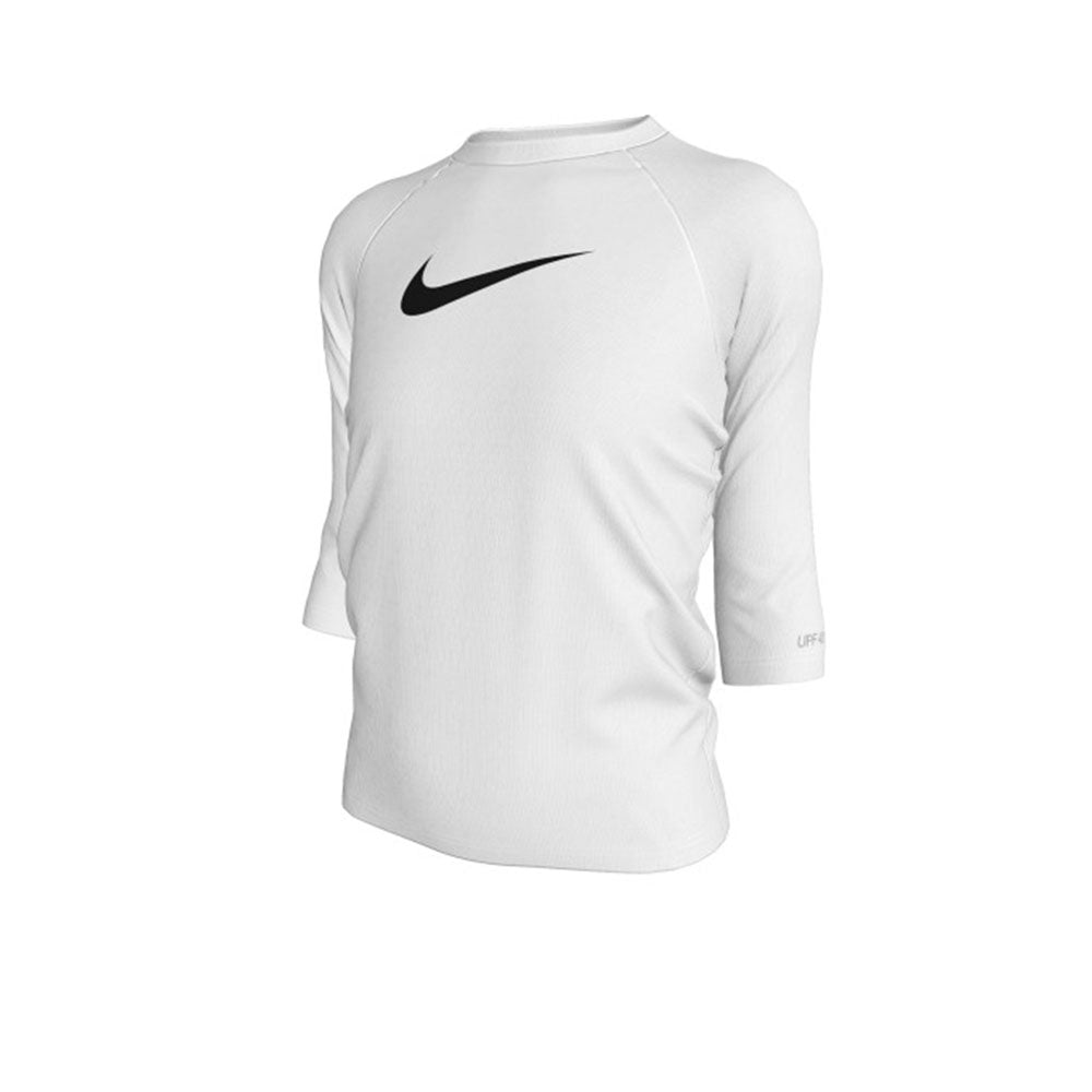 NIKE Short-Sleeve Hydroguard เสื้อรัชการ์ดเด็กผู้หญิง