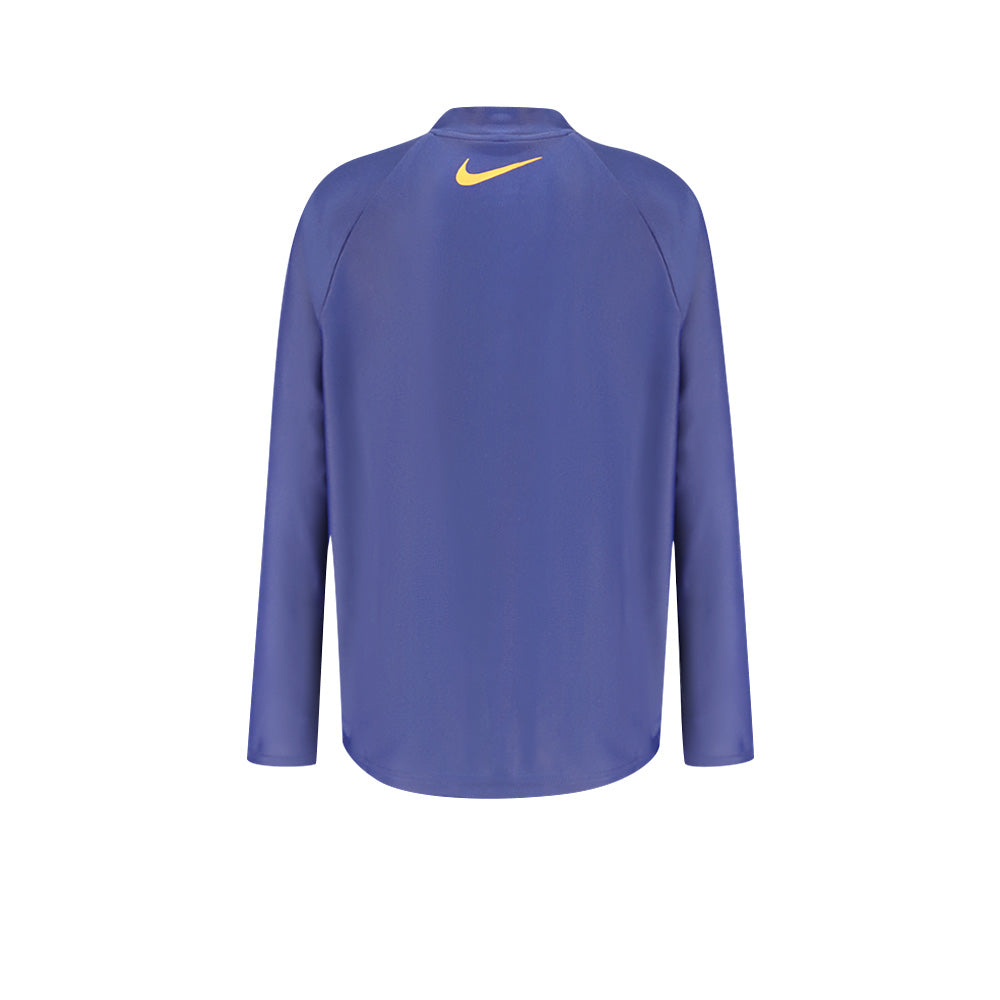 NIKE Long-Sleeve Zip Hydroguard Boys Rashguard