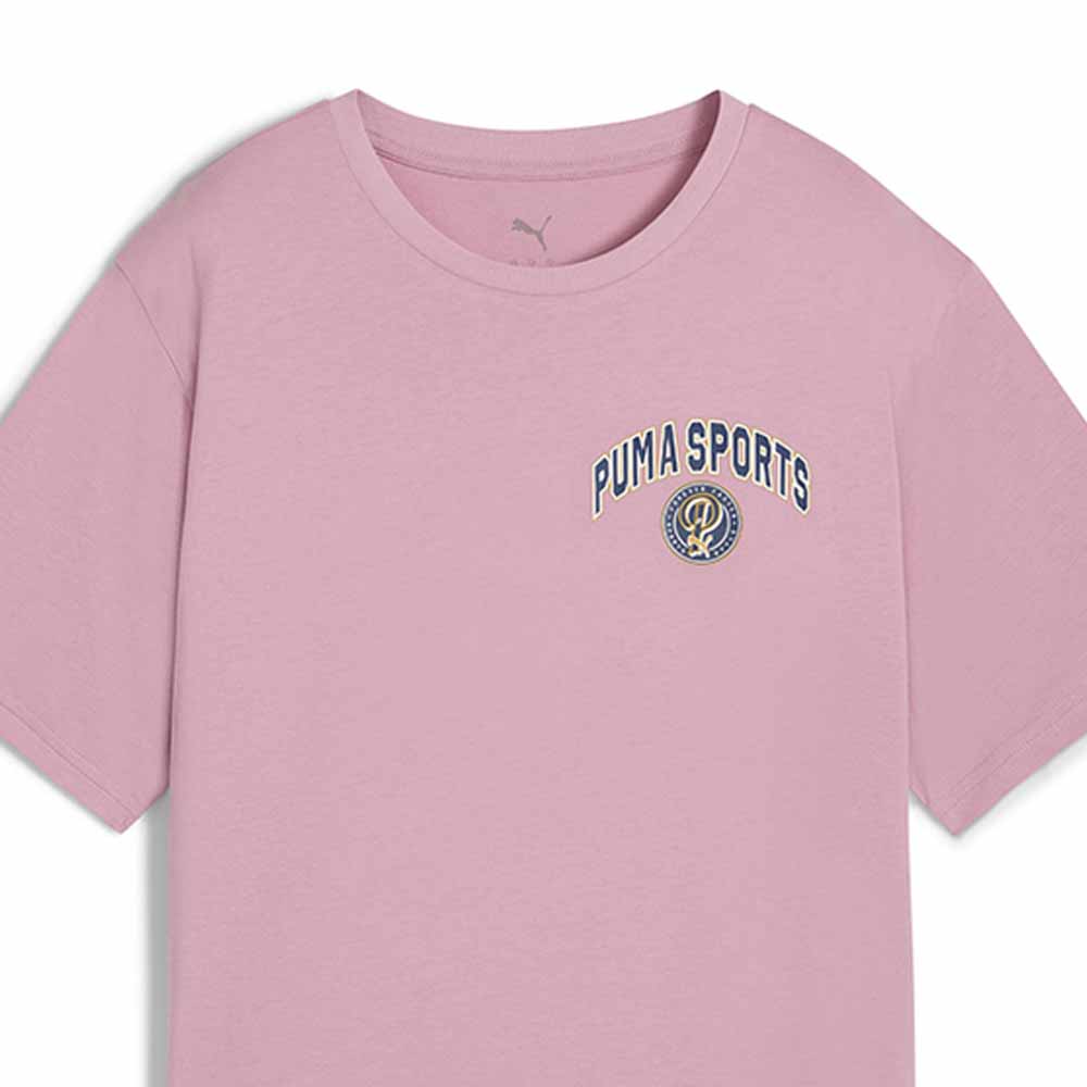 PUMA Wardrobe Essentials Sports Legacy Graphic เสื้อยืดผู้หญิง