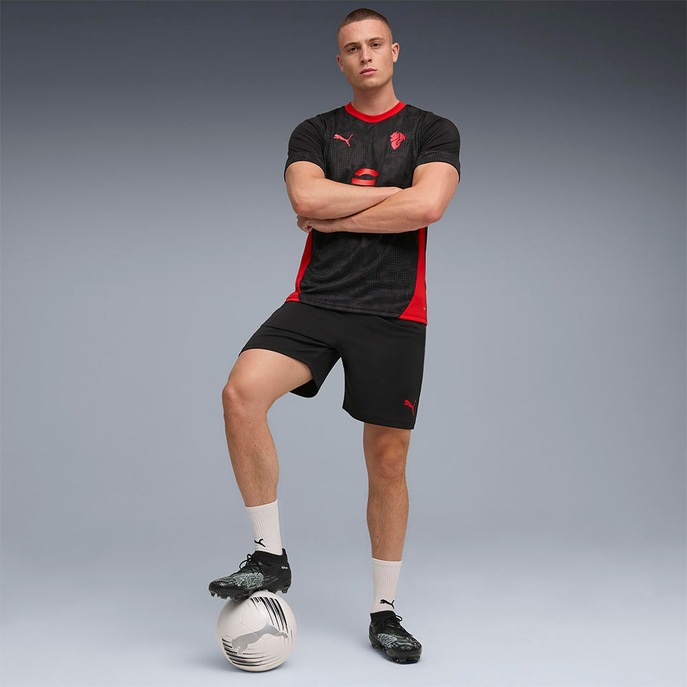 PUMA เสื้อแข่งผู้ชายทีมเอซี มิลาน ชุดฝึกซ้อม ฤดูกาล 2025/27
