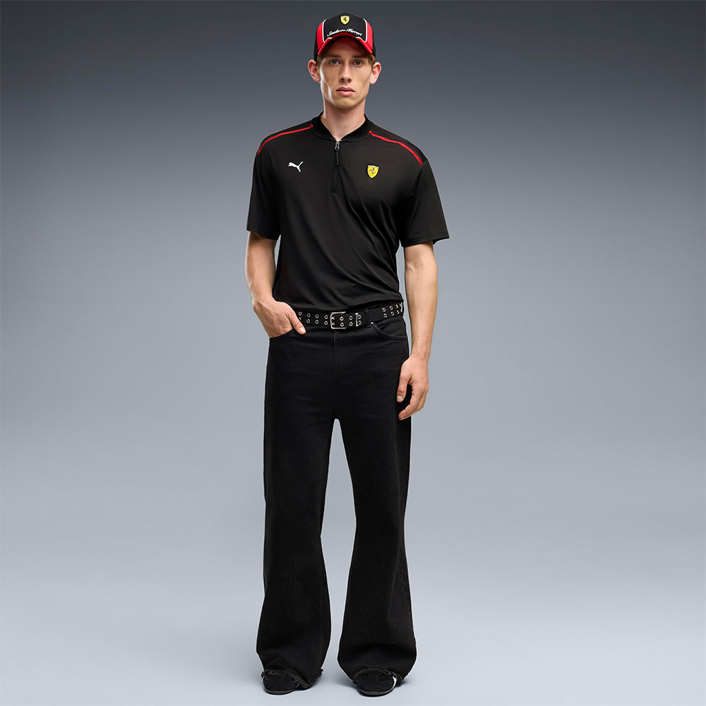 PUMA Scuderia Ferrari Premium CLOUDSPUN Relaxed Men's Polo Shirt - Supersports Thailand Supersports Thailand