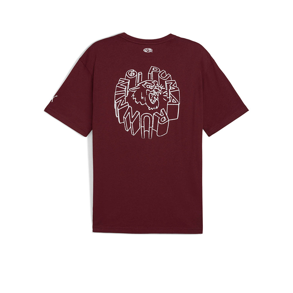 PUMA Run Graphic Oversize เสื้อวิ่งผู้ชาย