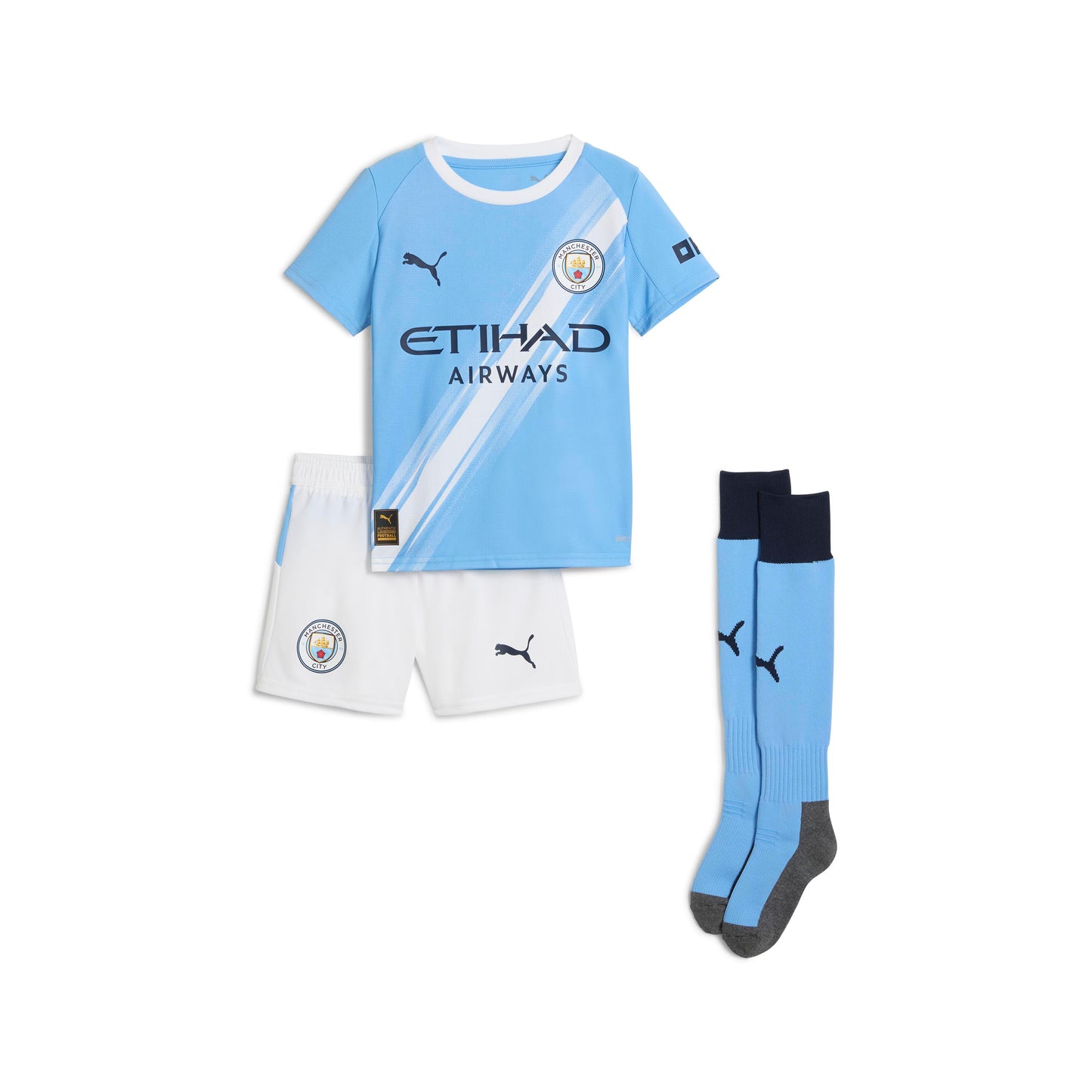 PUMA Boys Manchester City Home 2025/26 Minikit