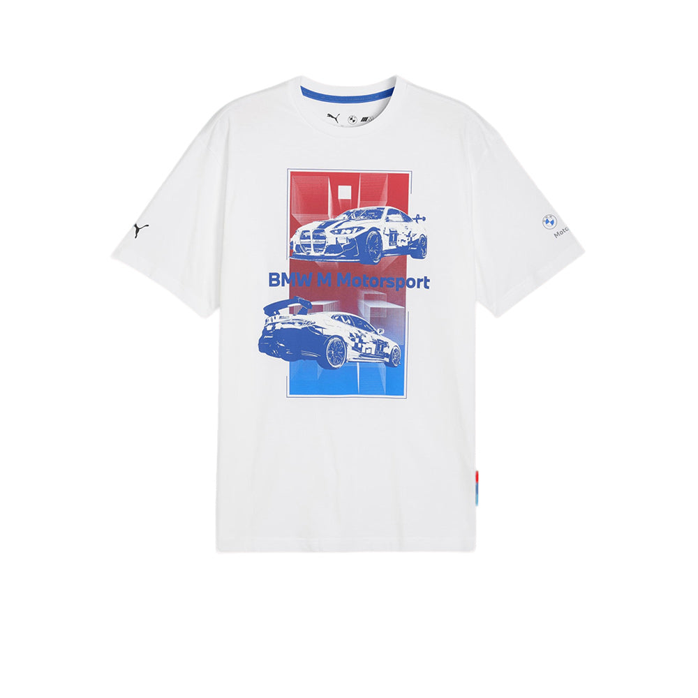 PUMA BMW M Motorsport Block เสื้อยืดผู้ชาย